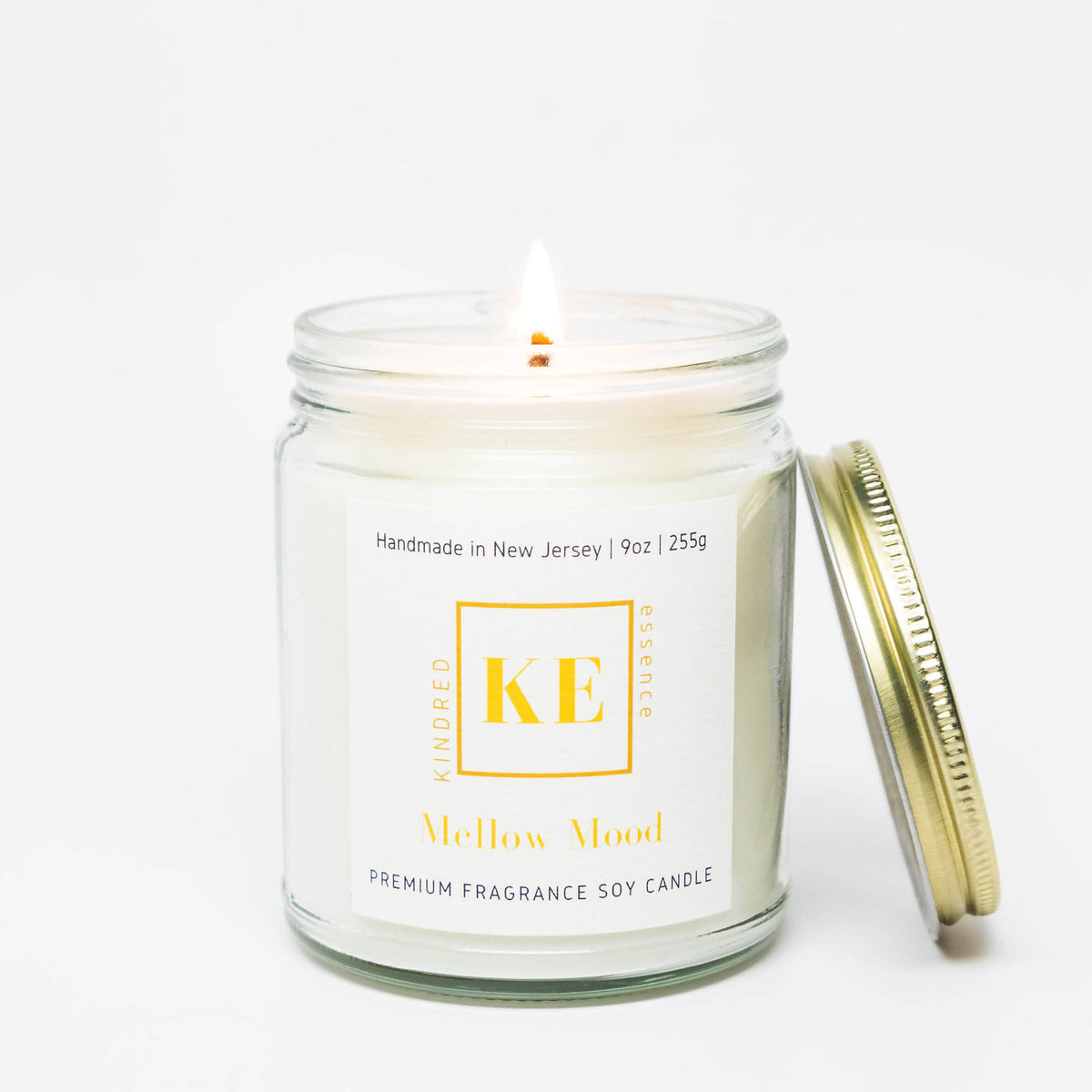 Kindred Essence Mellow Mood Premium Fragrance Soy Candle - Handmade